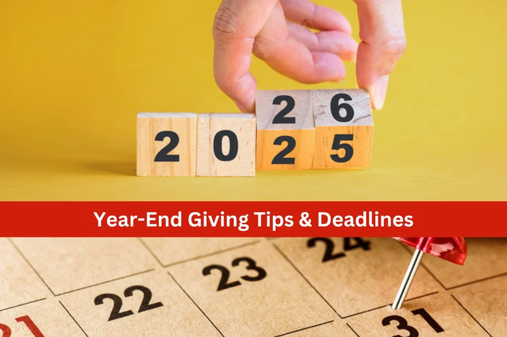 2025 Year-End Giving Tips Banner